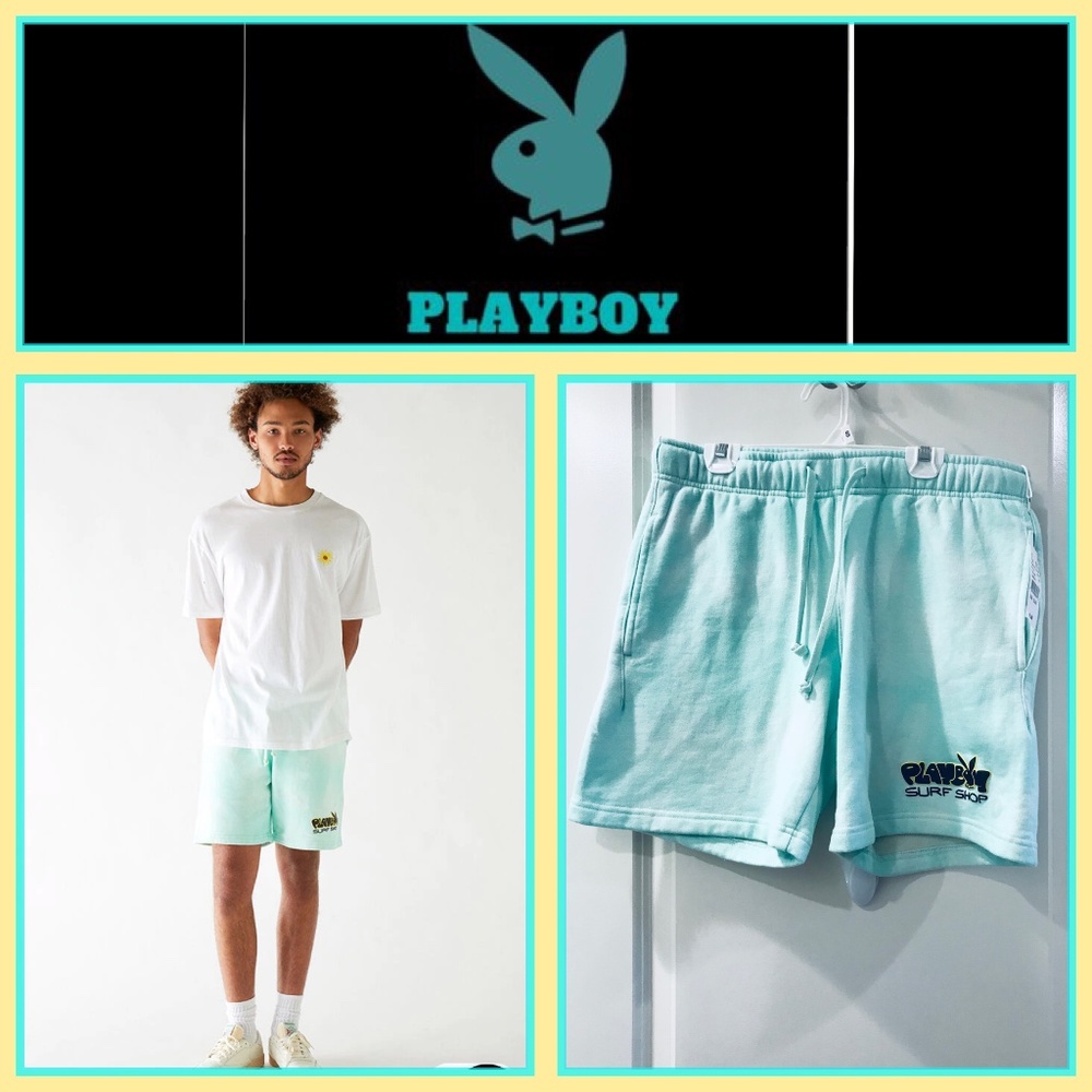 PLAYBOY X Pacsun- Surfshop Crystal Shorts (NWT)